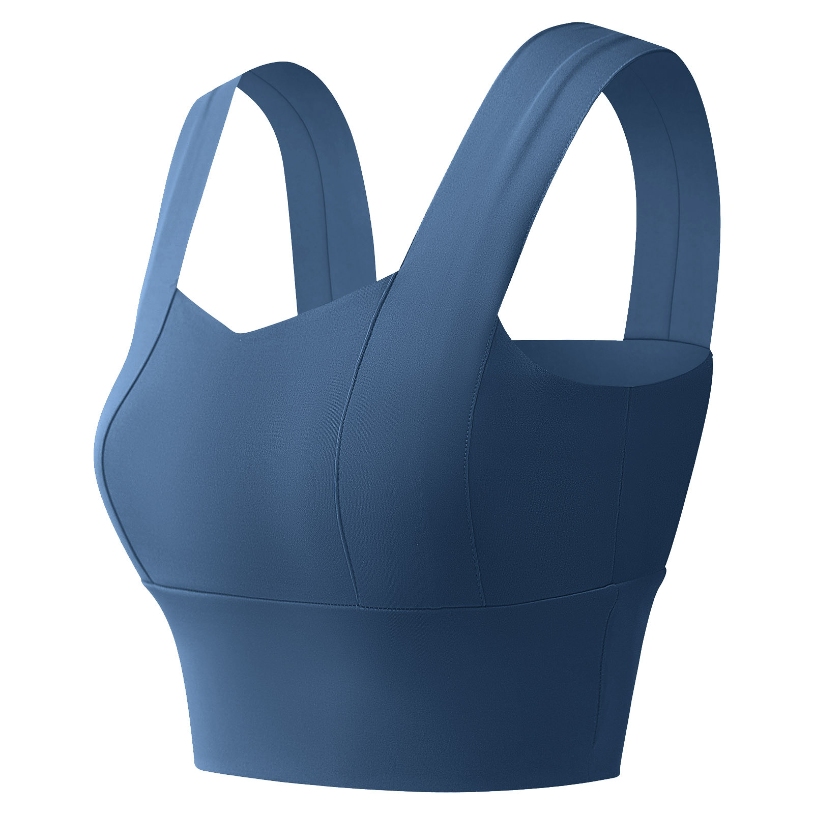 thumbnail image 5 of Sujetador deportivo sin costuras para mujer - Sin aros, relleno extraíble - A prueba de golpes, diseño con espalda en U para yoga/running, 5 of 5